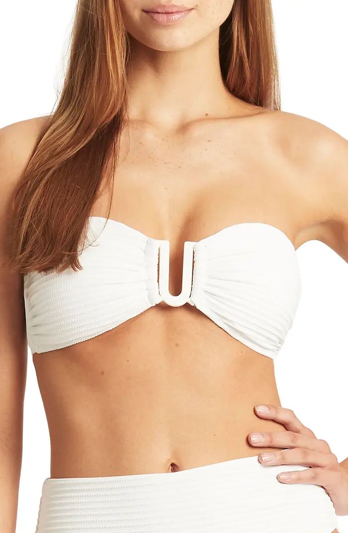 Sea Level U-Bar Bandeau Bikini Top | Nordstrom, Summer Resort Wear, Nordstrom Beach, Summer Style | Nordstrom