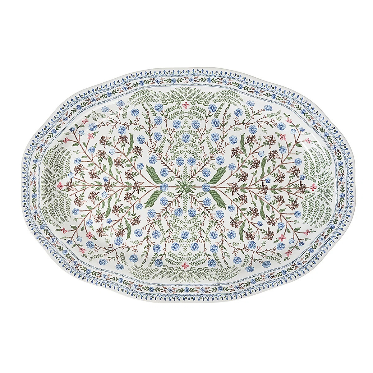 Villa Seville 17" Platter - Chambray | Wayfair North America