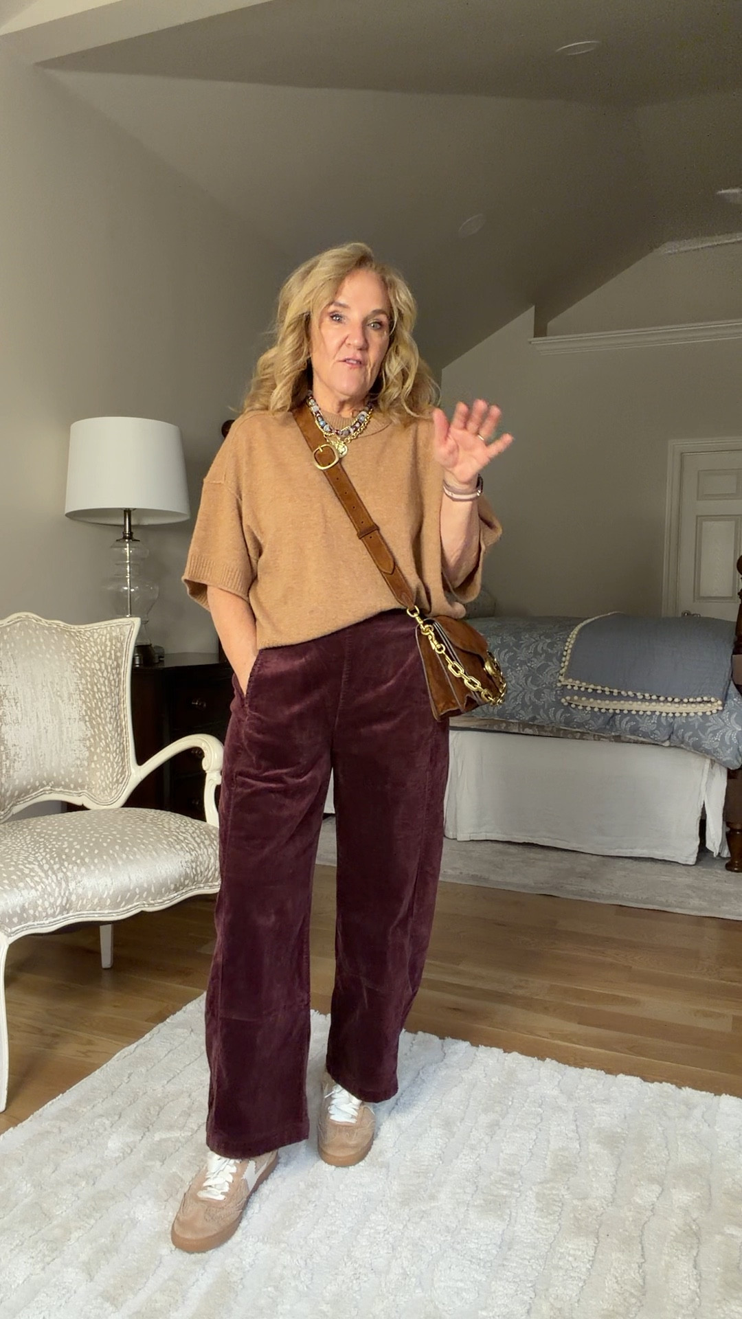 30% off Anthropologie with code NANETTE30 And get $50 off an order in December if you spend $200 or more now
These are the corduroy Izzie pants. I’m in a small.
Cashmere Goldie sweater size medium
Coach suede purse is a splurge. It’s really beautiful.

#LTKOver40 #LTKCyberWeek #LTKootd