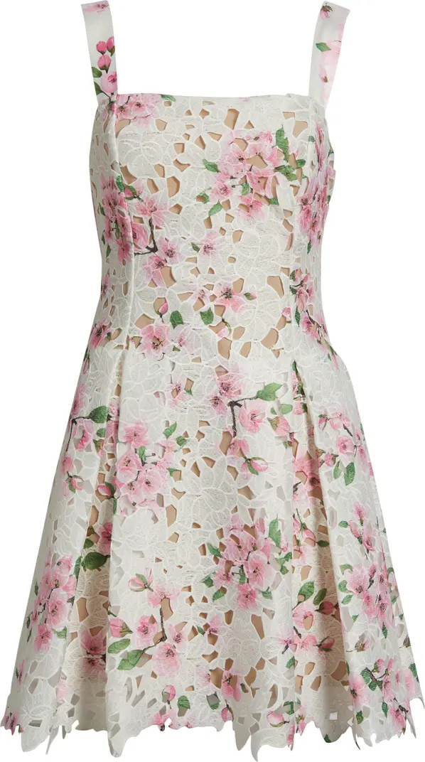 Amiri Lace Cutout Minidress | Nordstrom