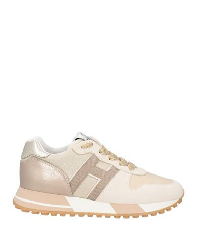Hogan Woman Sneakers Beige Size 6.5 Soft Leather, Textile fibers | YOOX (US)