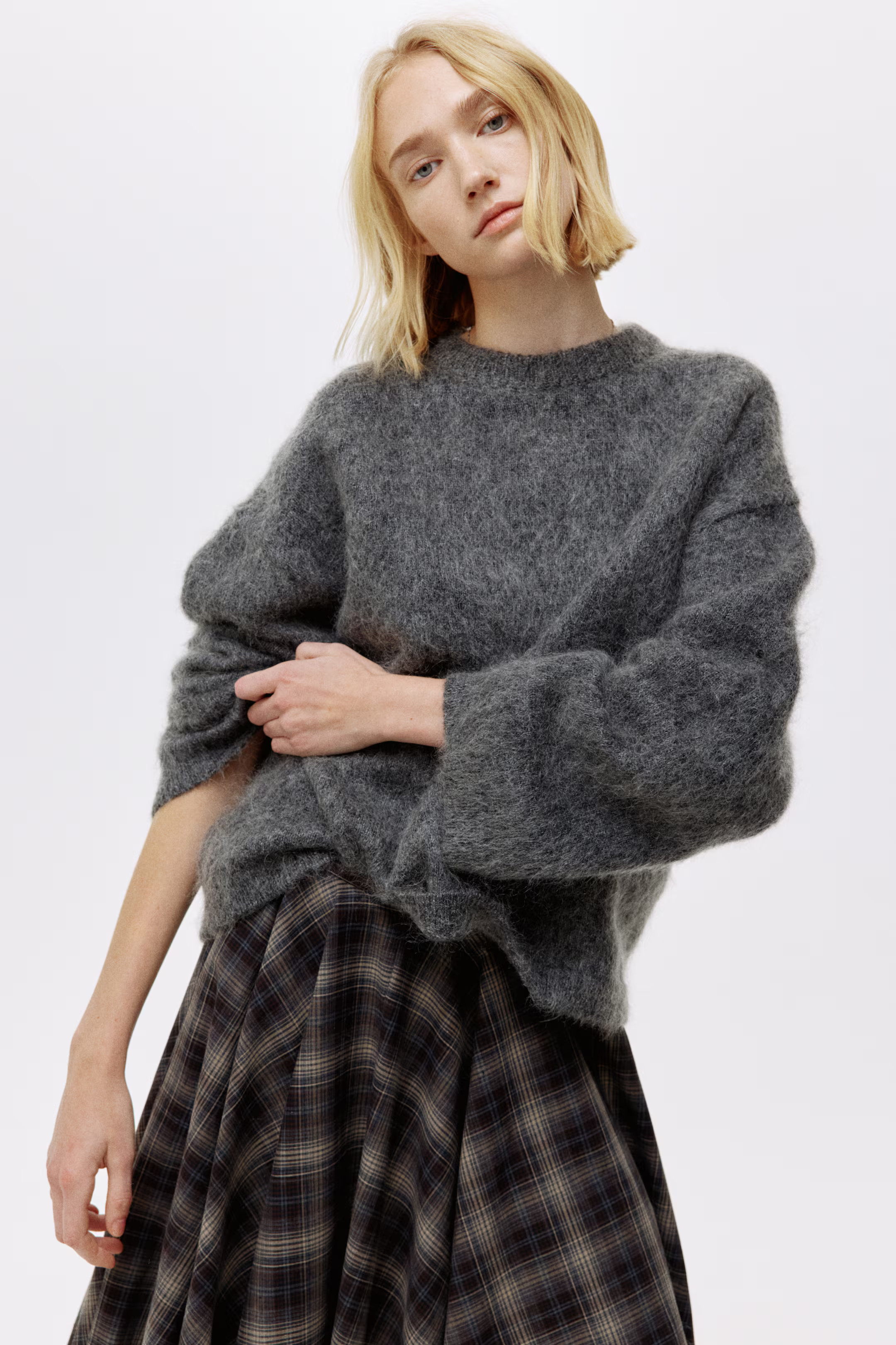 Oversized Mohair-Blend Sweater | H&M (US + CA)