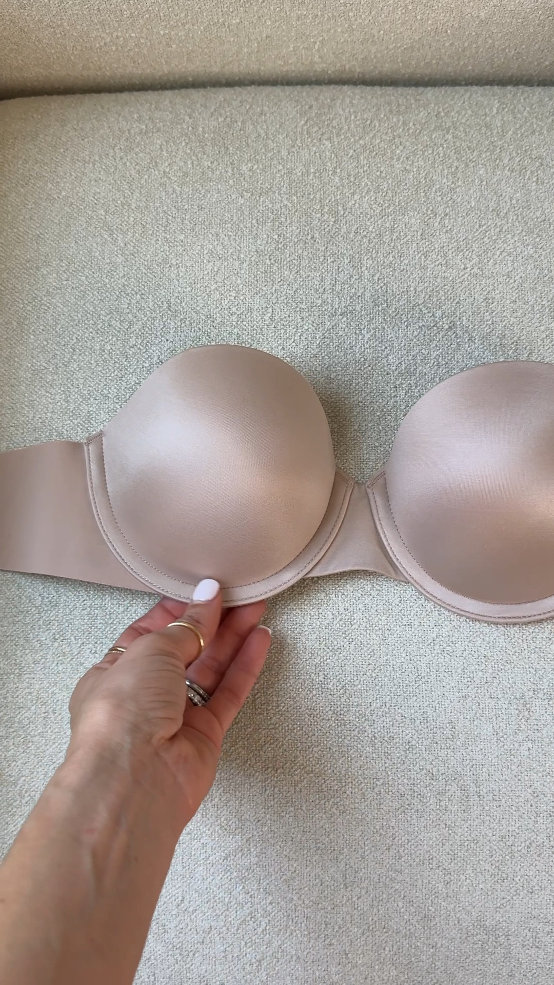 Expensive stuff that’s actually worth it! Strapless bra is TTS. Spanx strapless bra. 

#LTKmomlife #LTKootd #LTKgrwm