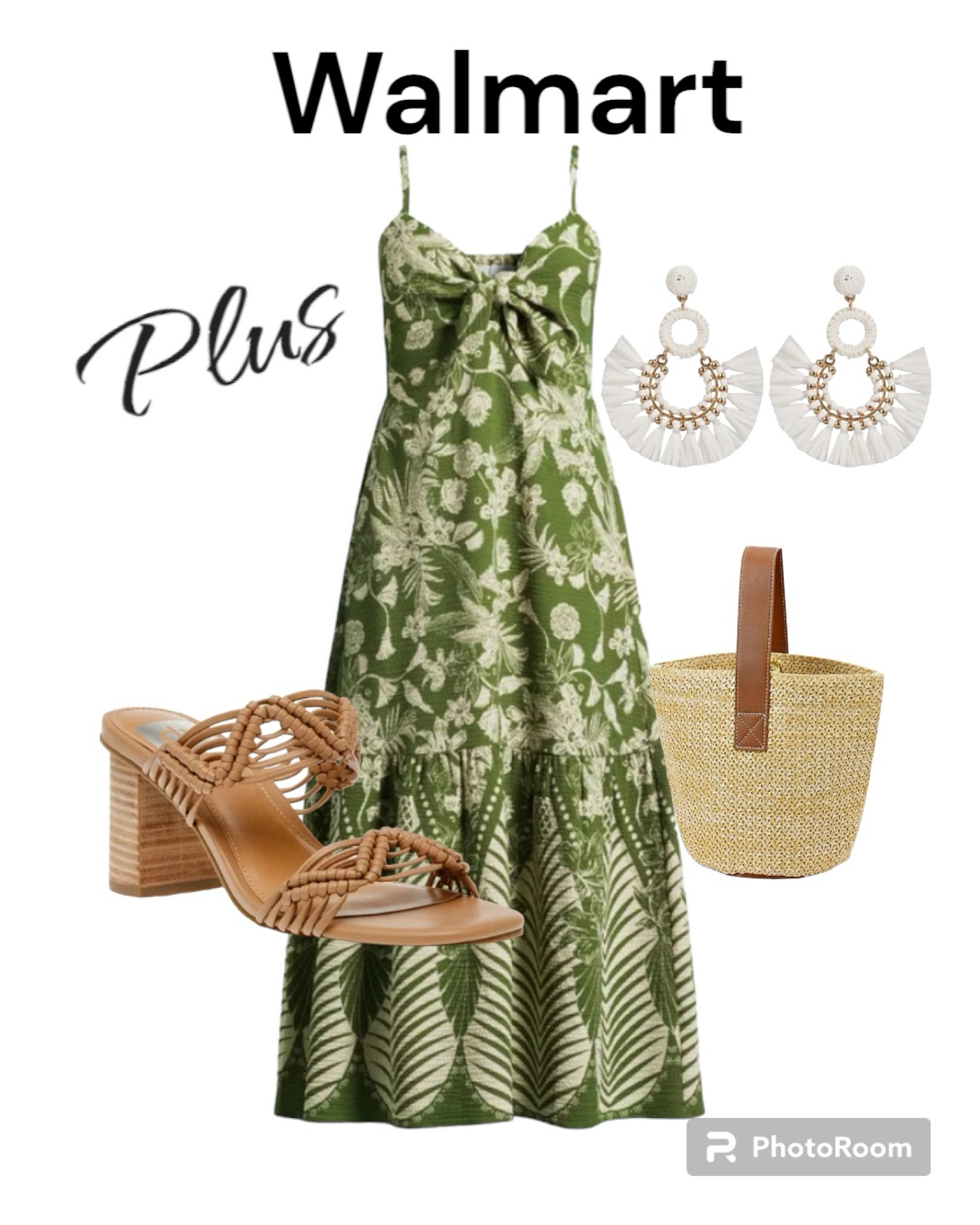 Plus size dress for summer. With cute straw bag and earrings 

#plusdress

#LTKfindsunder50 #LTKbeauty #LTKshoecrush