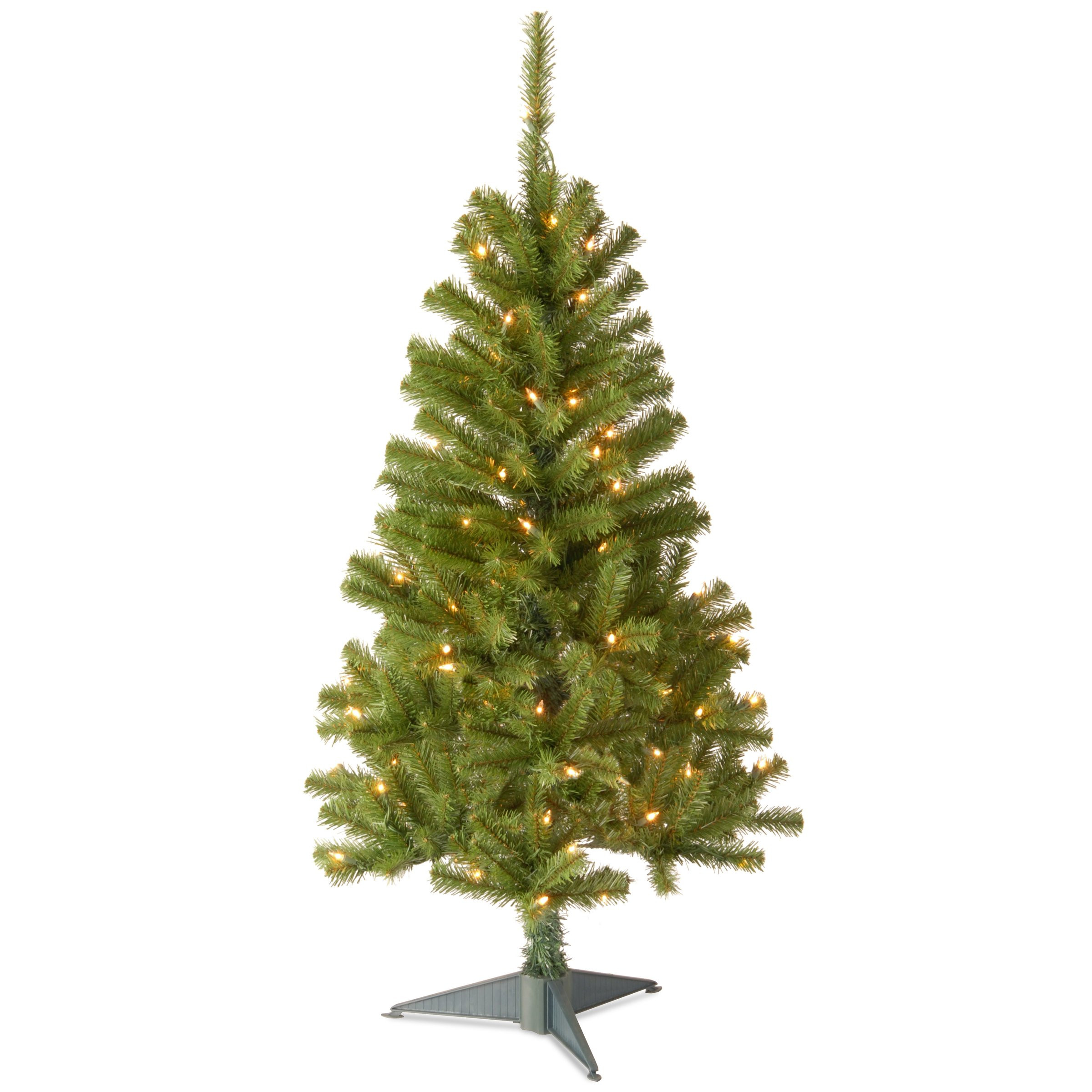 National Tree Company 4 ft Pre-Lit Grande Canadian Fir Mini Artificial Christmas Tree, 100 Clear ... | Amazon (US)