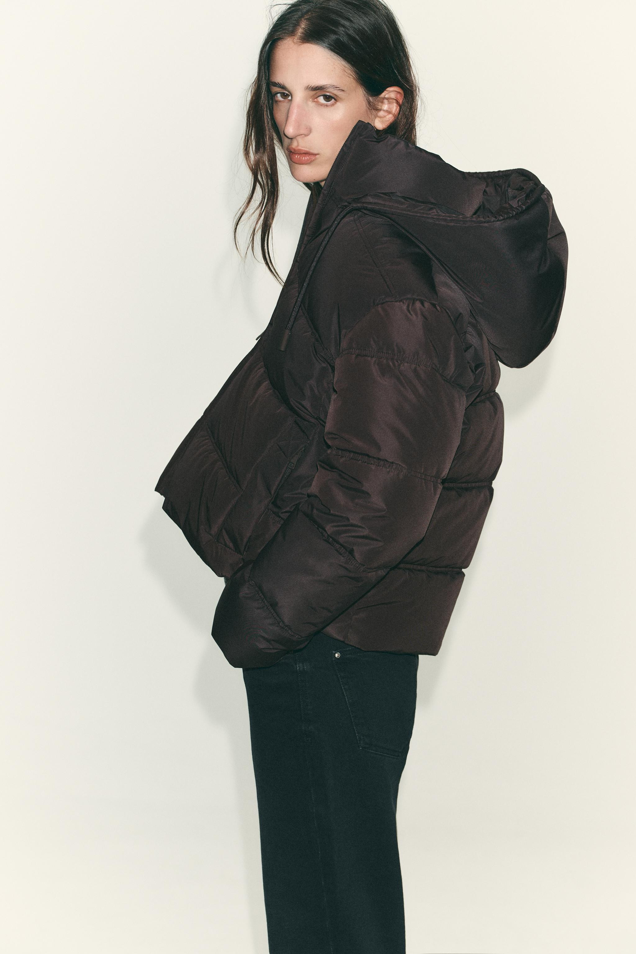 SHORT WATER-REPELLENT WINDPROOF PUFFER ANORAK | Zara UK