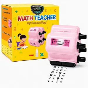 GoldenEgg Math Teacher 4-in-1 Math Roller Stamp, Math Facts Practice Worksheet Maker for Kids Age... | Amazon (US)