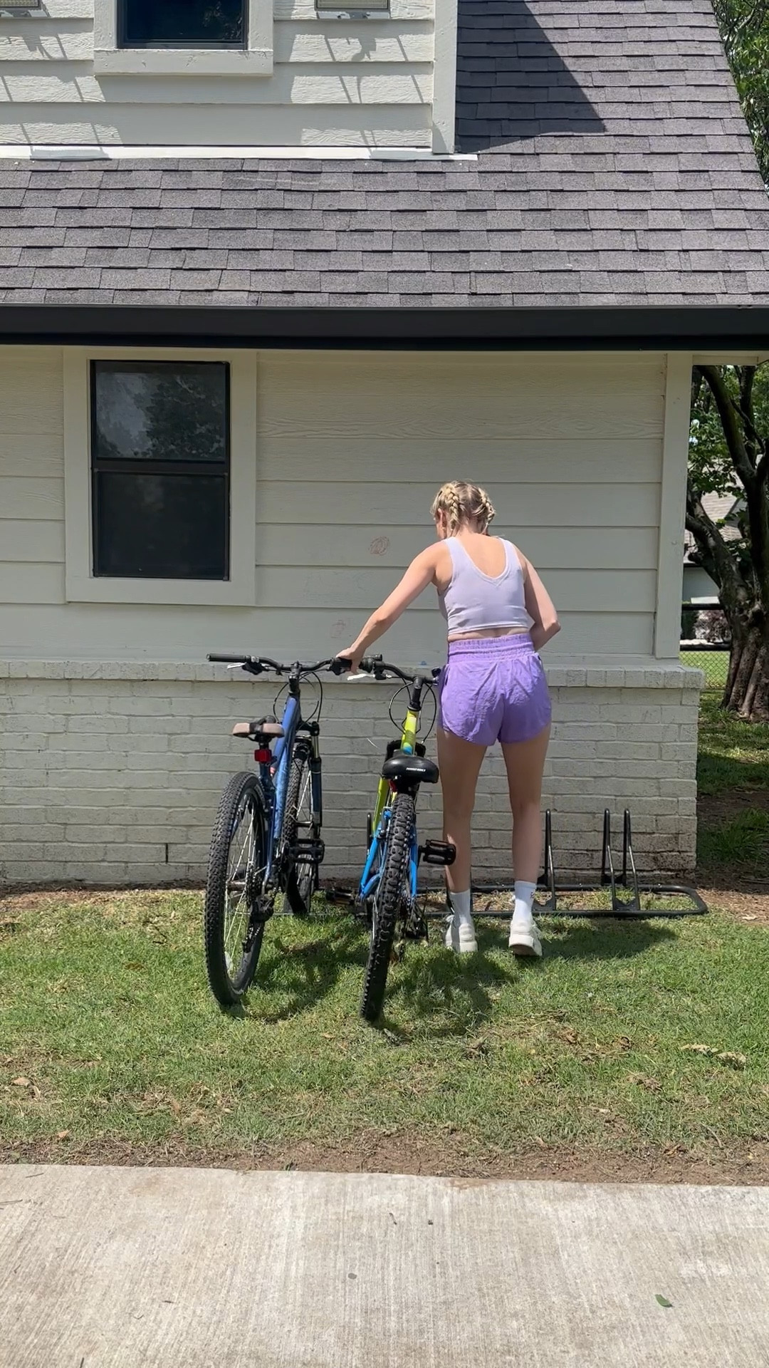 The perfect bike storage solution for your backyard or garage! 

#LTKHome #LTKFamily #LTKVideo