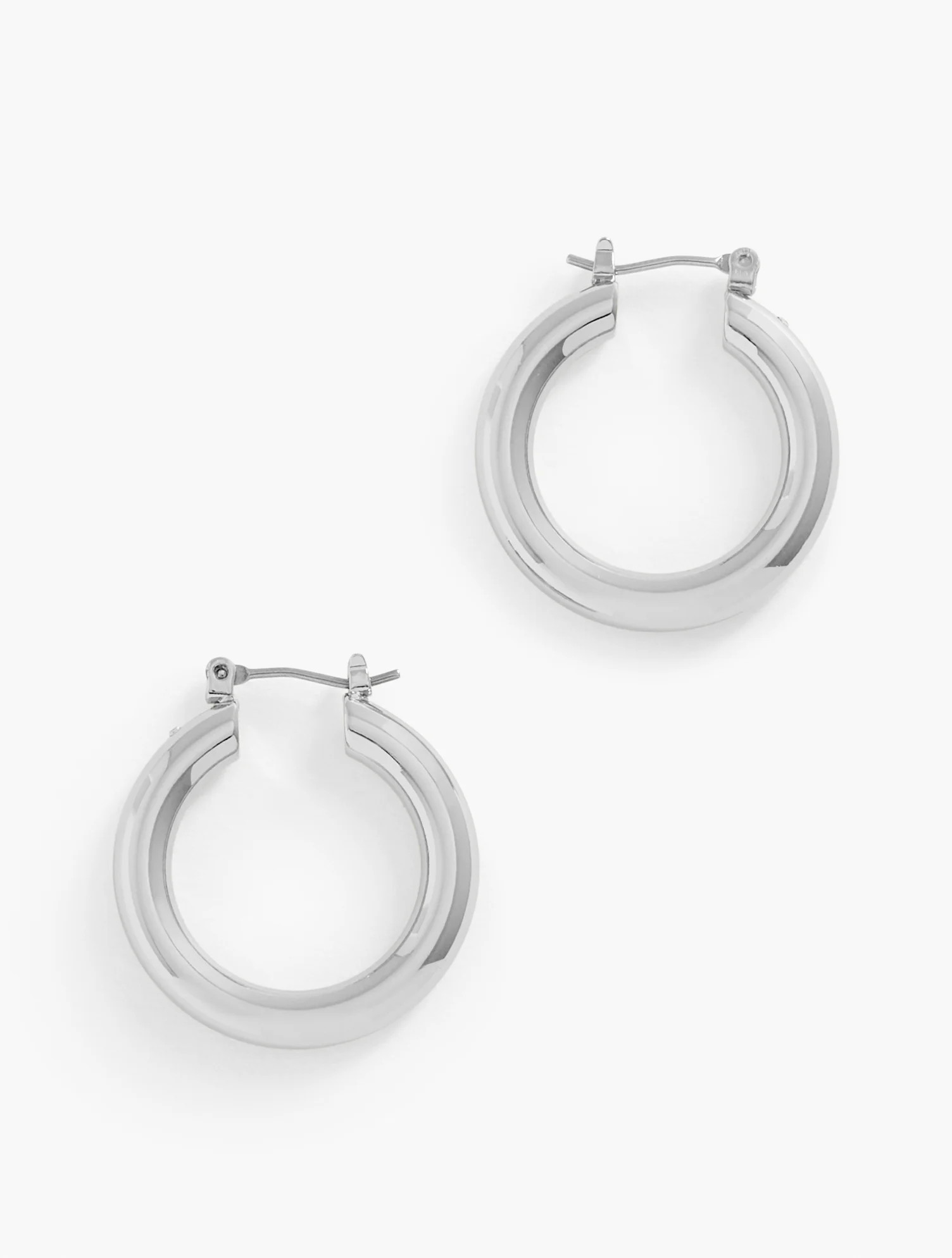 Classic Hoop Earrings - Gold - 001 Talbots | Talbots