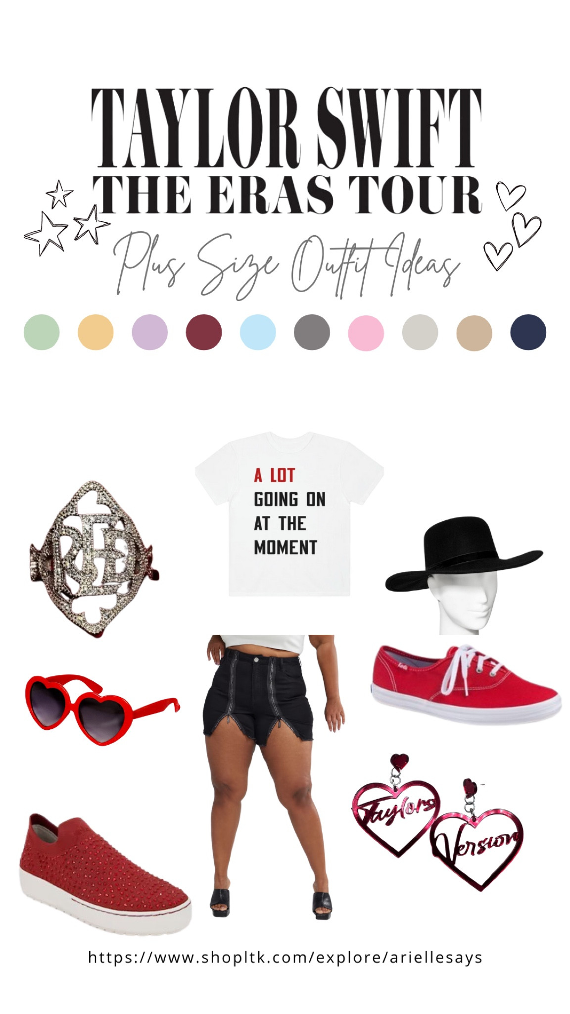 Plus size tarp or swift eras tour outfit, RED edition! 

#LTKFestival #LTKcurves