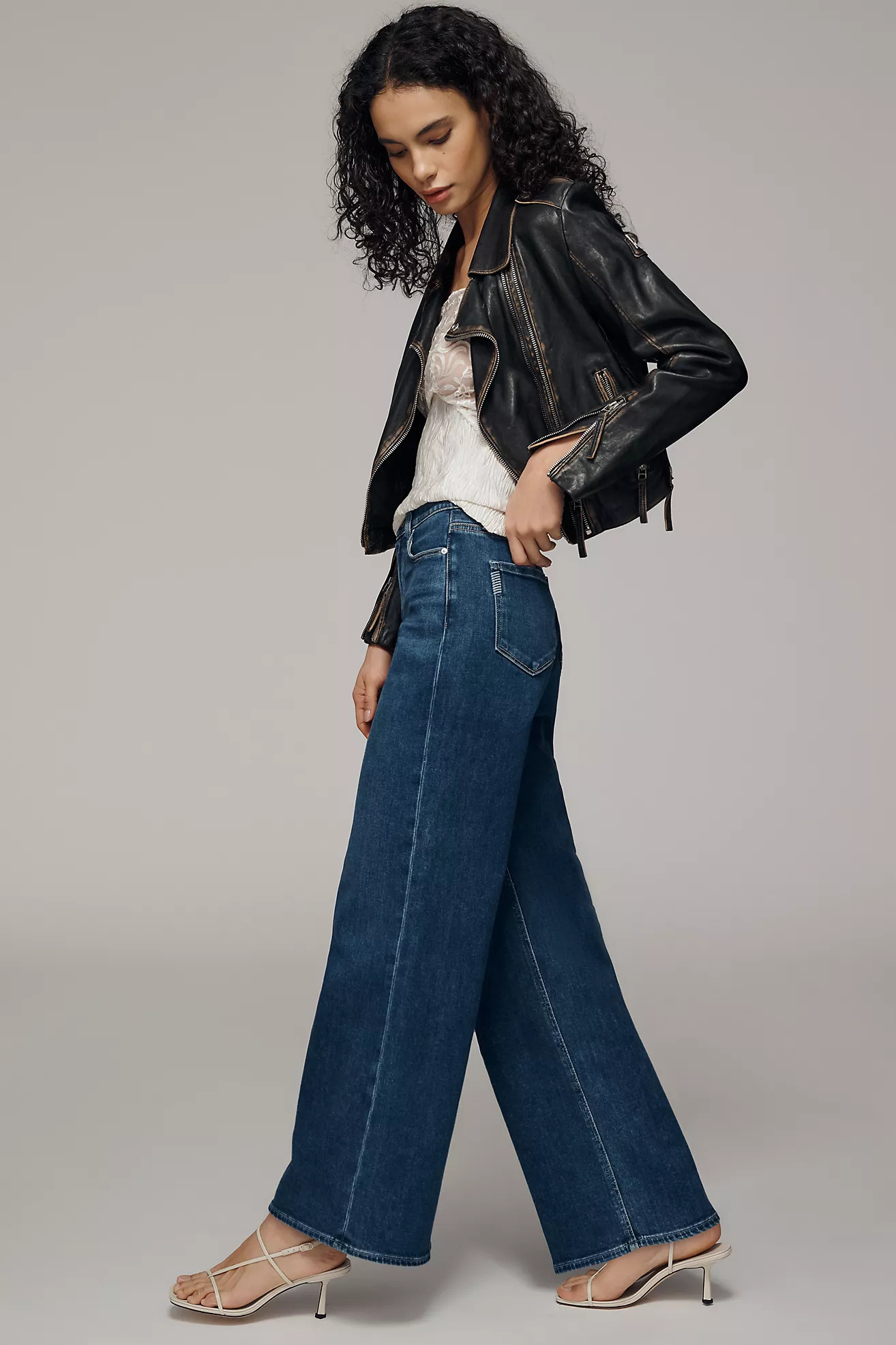 PAIGE Anessa 31 High-Rise Wide-Leg Jeans | Anthropologie (US)