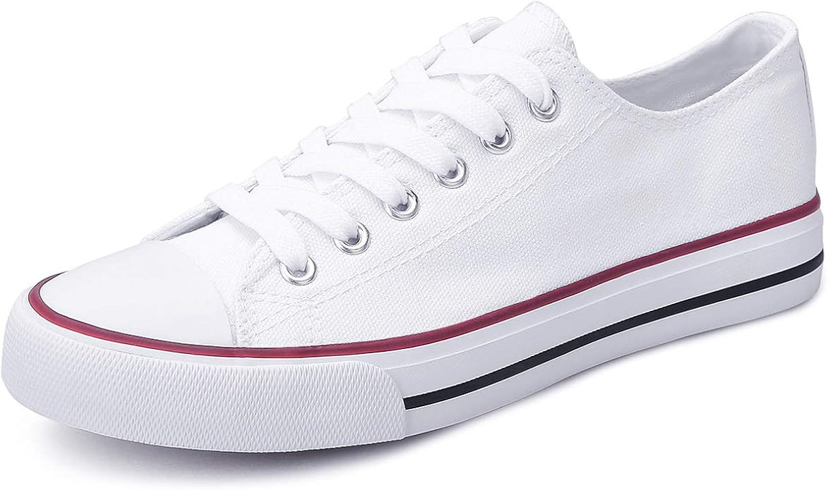 Obtaom Women’s Canvas Shoes Low Top Fashion Sneakers Slip on Walking Shoe | Amazon (US)