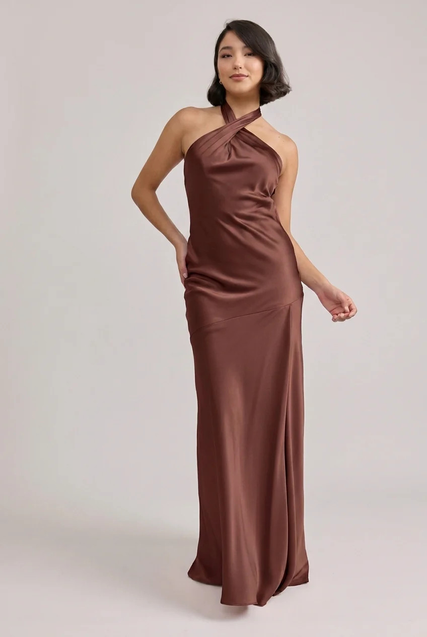 Athena Satin Dress | Revelry