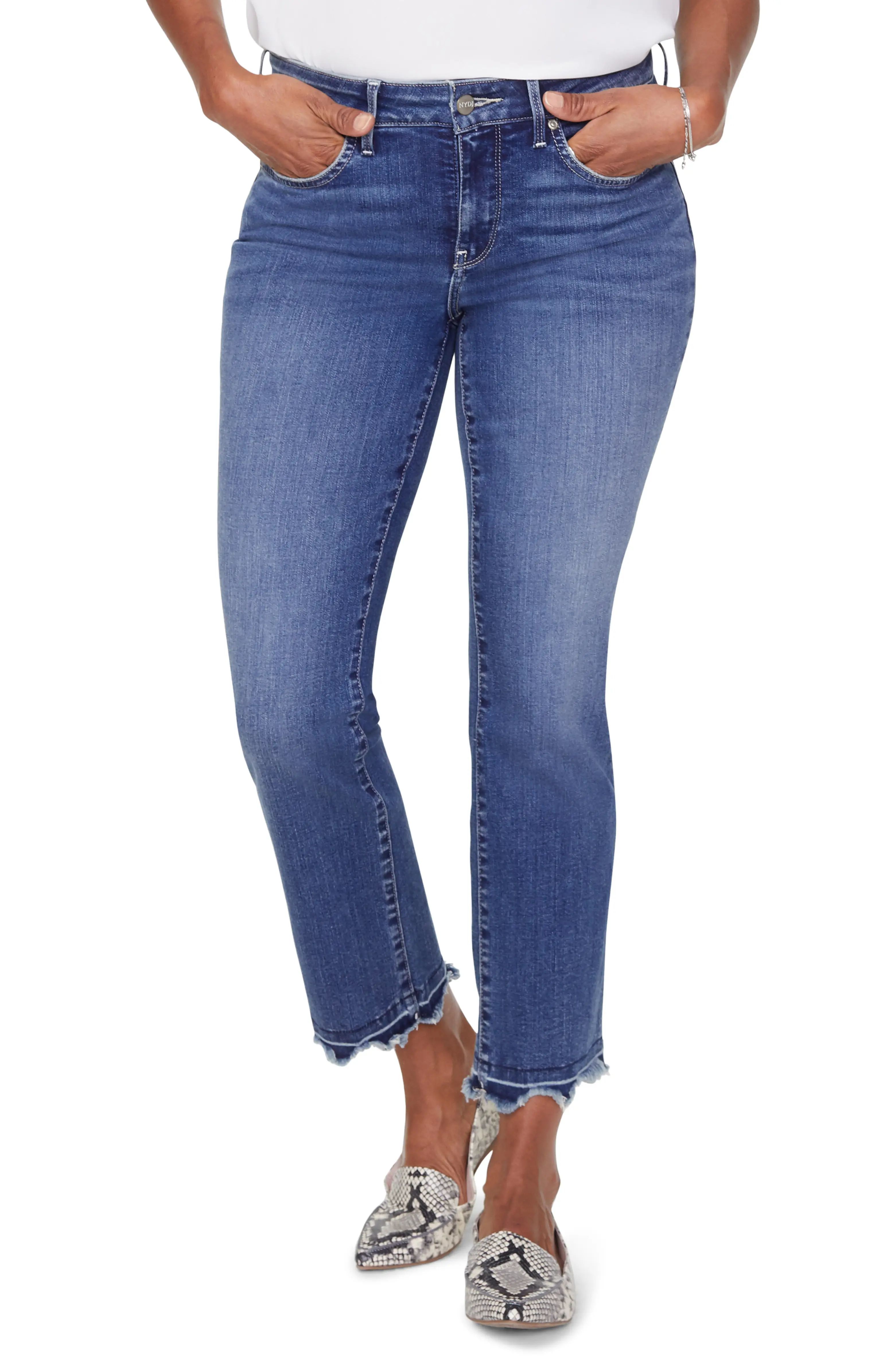 Marilyn Chewed Hem Ankle Jeans | Nordstrom