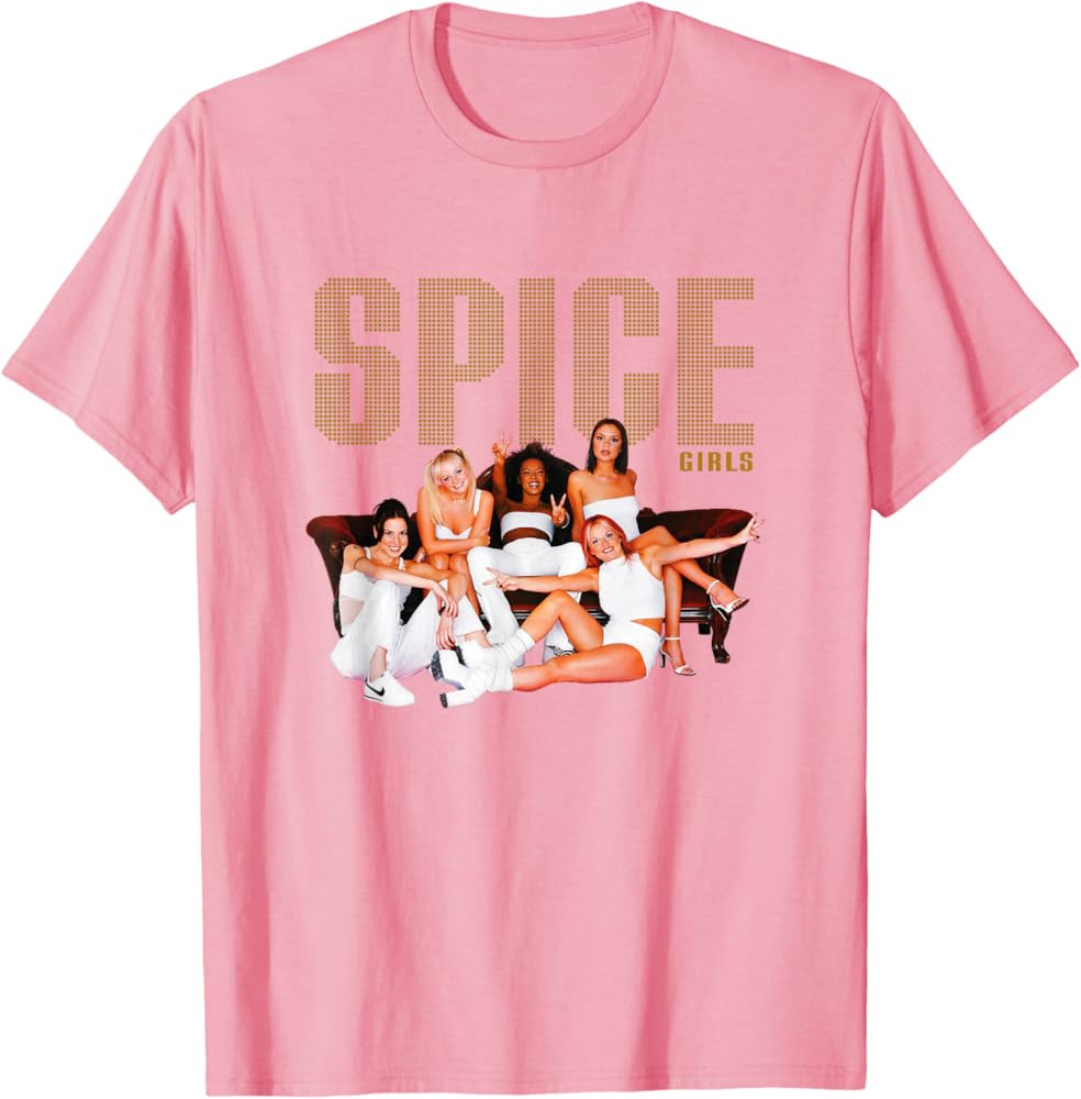 Official Spice Girls Couch Photo T-Shirt | Amazon (US)
