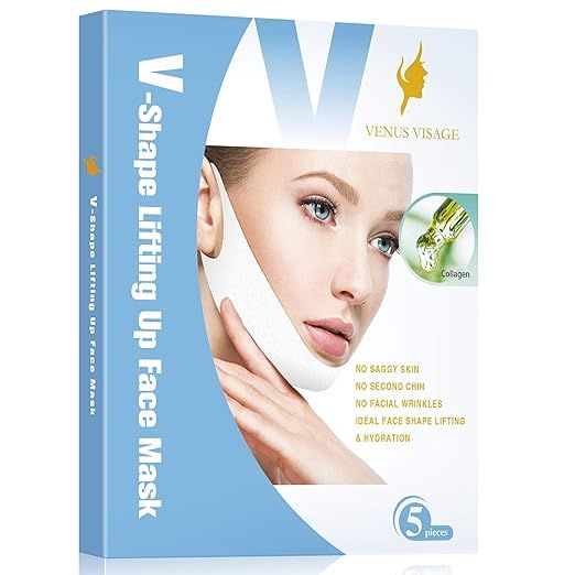 Double Chin Reducer V Line Lifting Mask Chin Up Patch Neck Lift Tape Face Slimmer Patch Chin Mask... | Amazon (US)