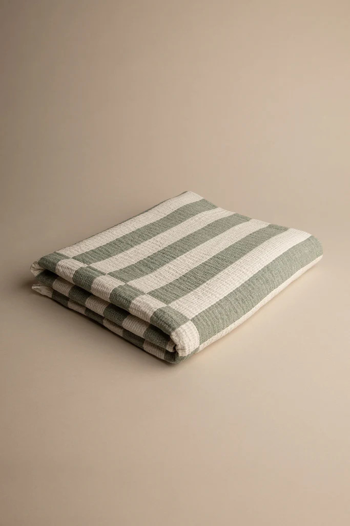 FRACTA COTTON THROW | OAK + FORT