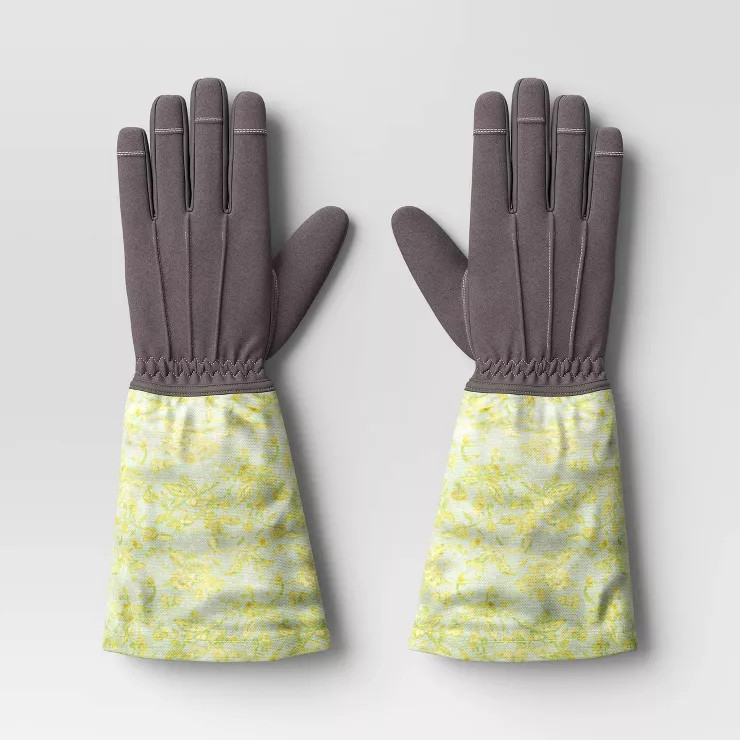 Duck Canvas Rose Picker Garden Gloves Floral - Smith & Hawken™ | Target