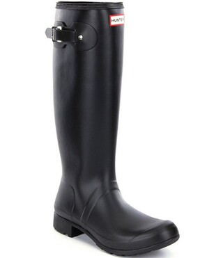 Hunter Women's Original Matte Tour Buckle Strap Rain Boots | Dillard's | Dillard's