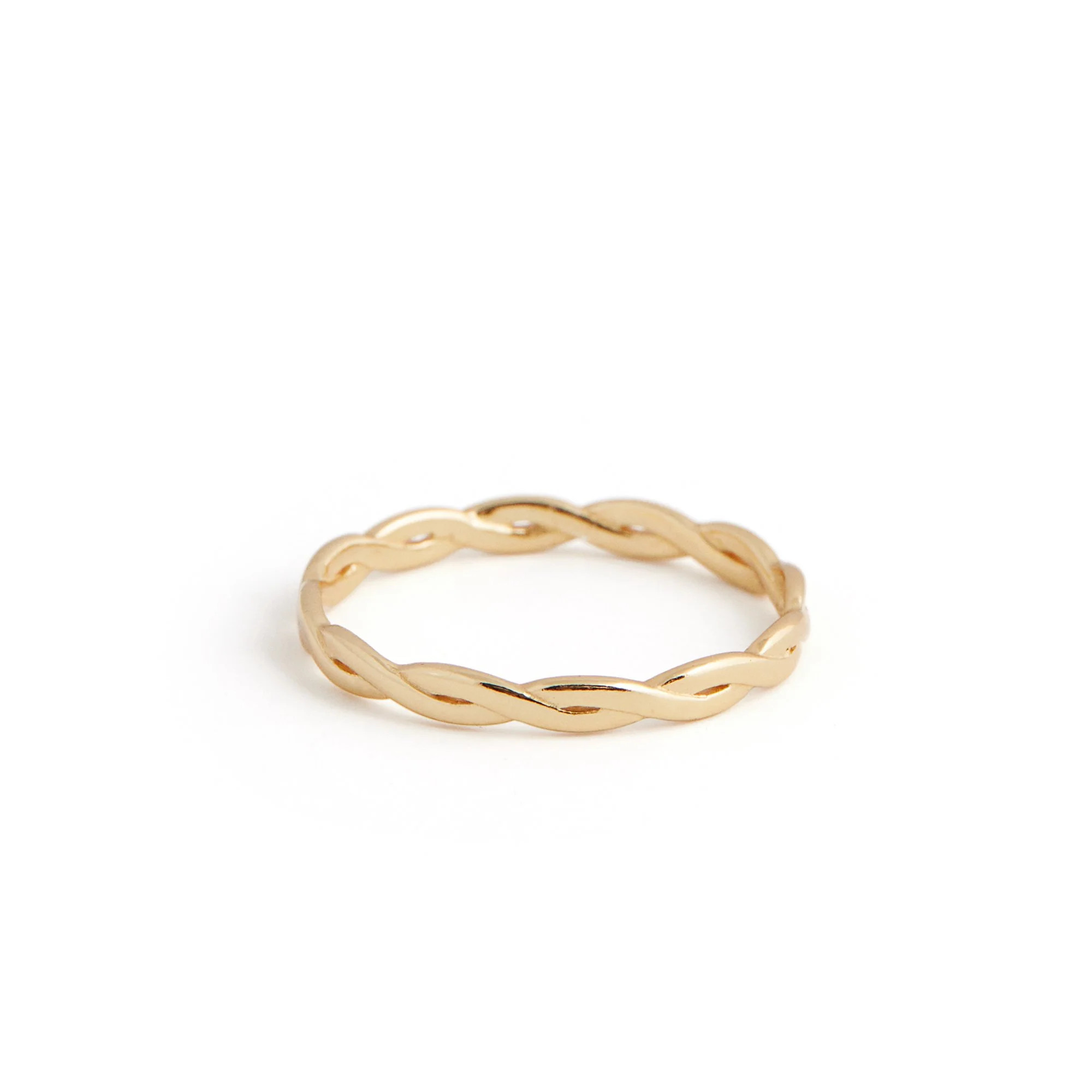 Braided Ring - Gold Plated | Twenty Compass