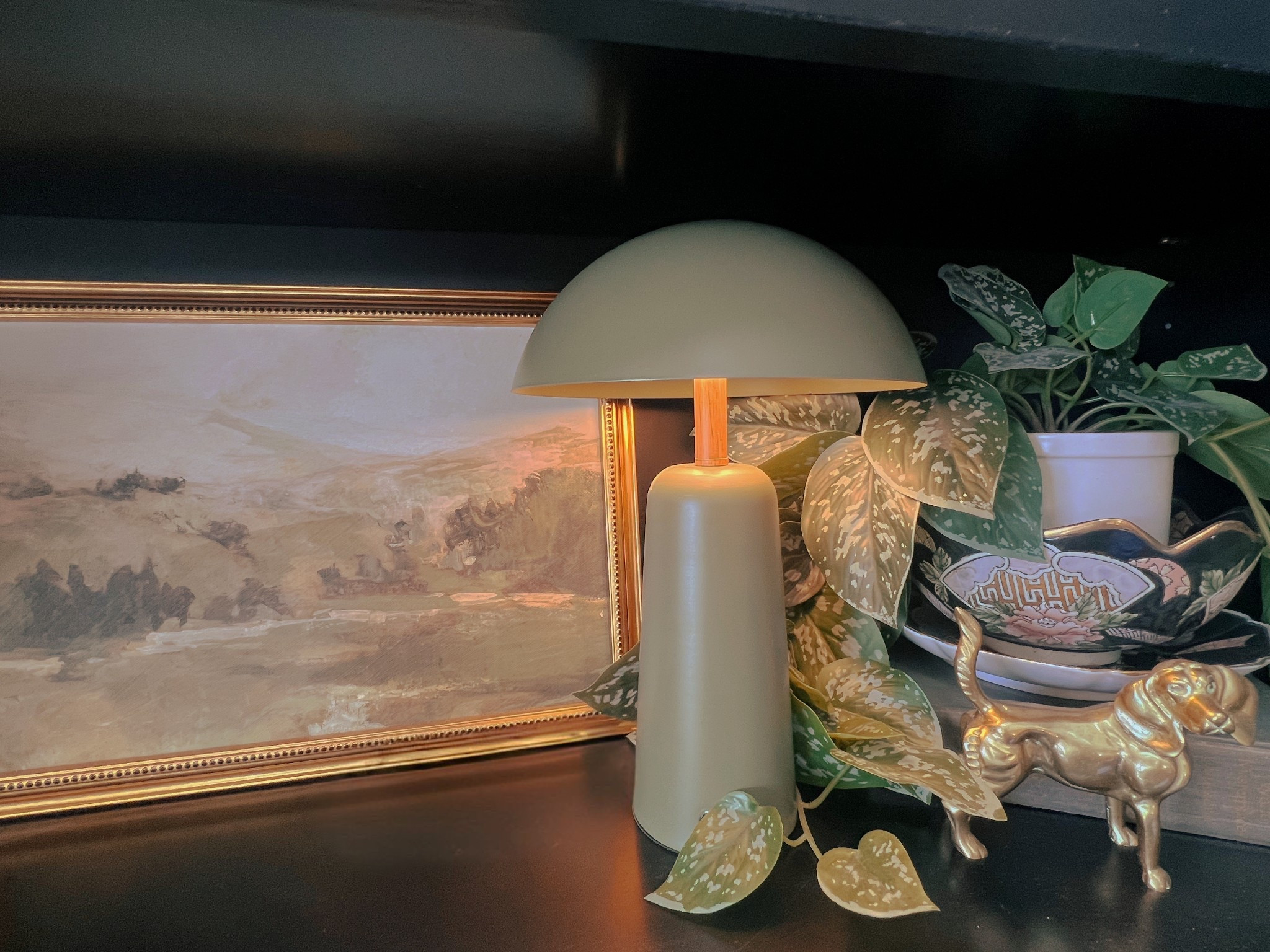 This rechargeable LED dimmable lamp is perfect to bring light to spaces! Creates an instant cozy charm anywhere in the home! I love the dome top and the cutest green shade! 

#LTKHome #LTKFindsUnder50 #LTKStyleTip