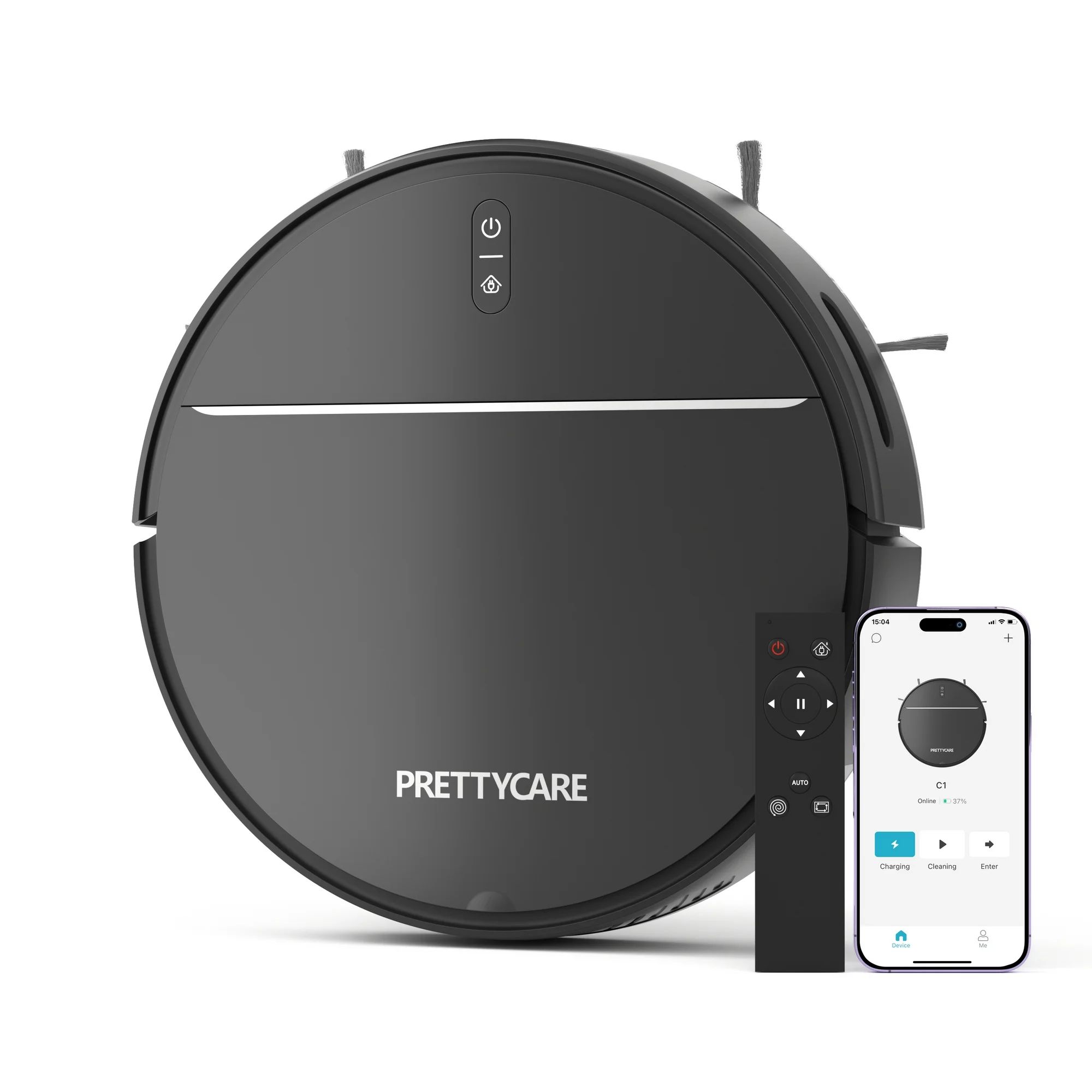 PrettyCare Robot Vacuum Cleaner with 2800Pa,Featured Carpet Boost,Tangle-Free,Ultra Slim,Self-Cha... | Walmart (US)