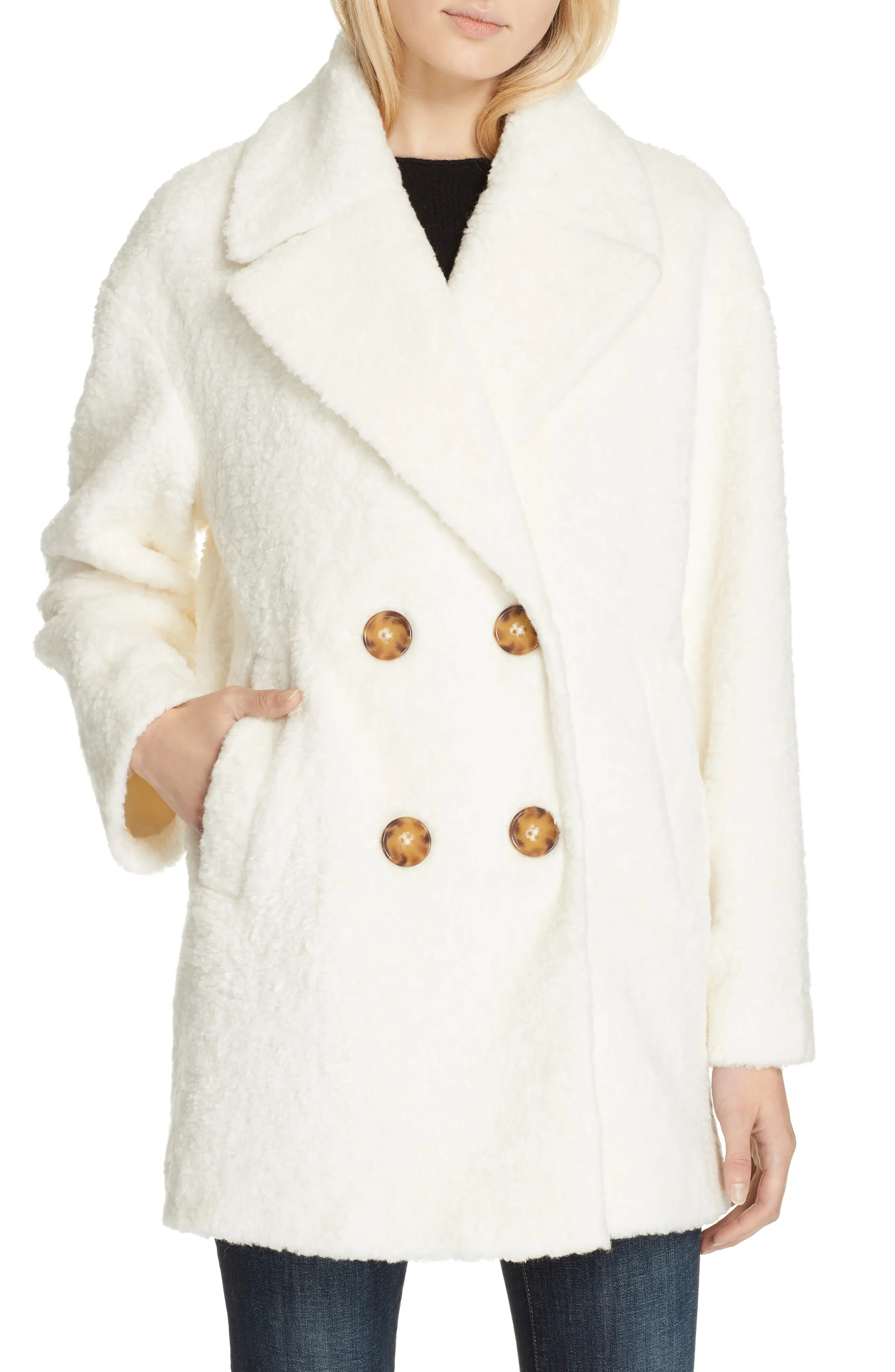 Women's Kate Spade New York Teddy Coat | Nordstrom