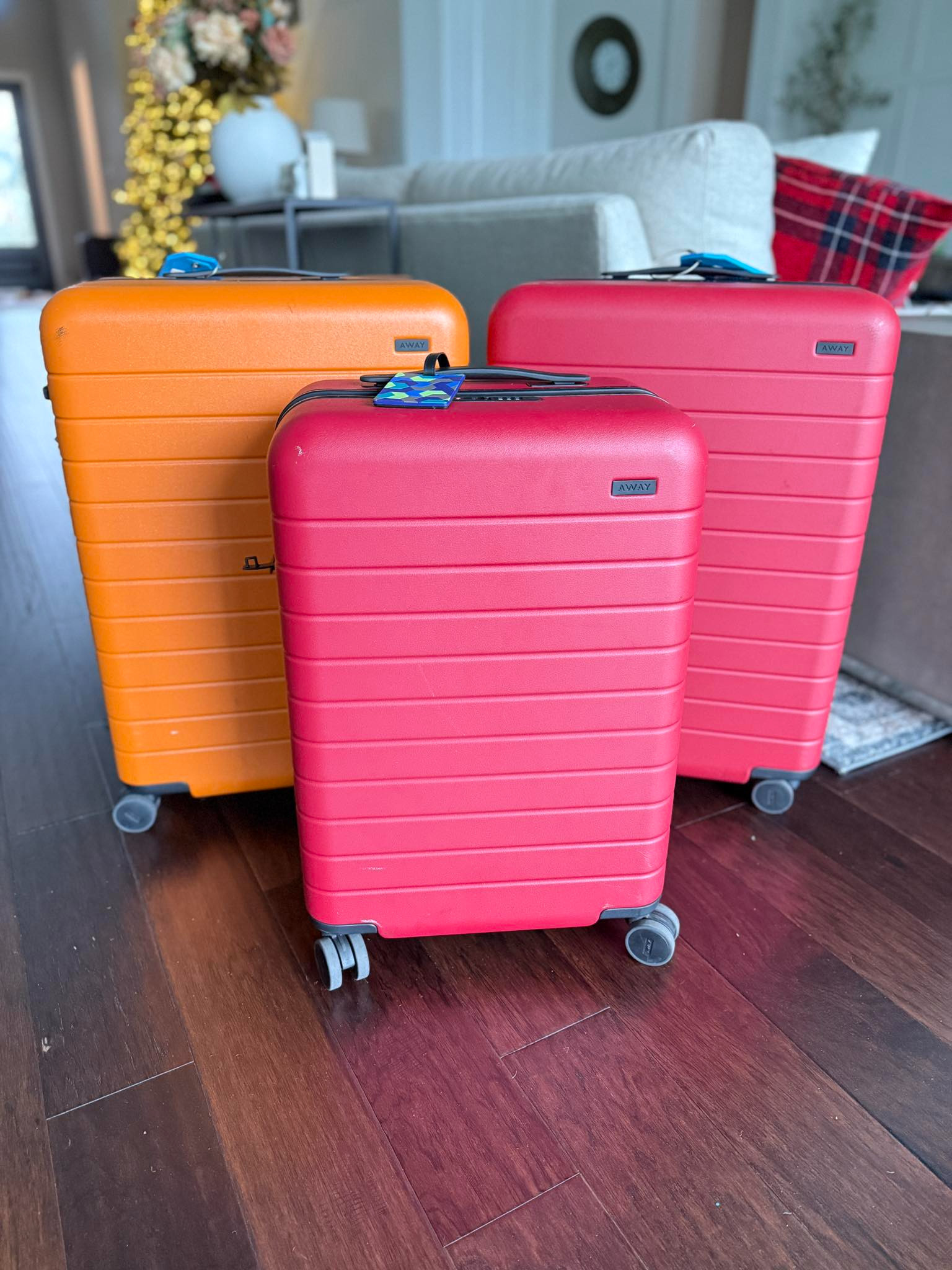We love our Away luggage and the entire site is now 25% off!! 🎉 This is the bigger carry on and the medium checked bag.  

 #LTKHoliday #LTKSaleAlert #LTKTravel