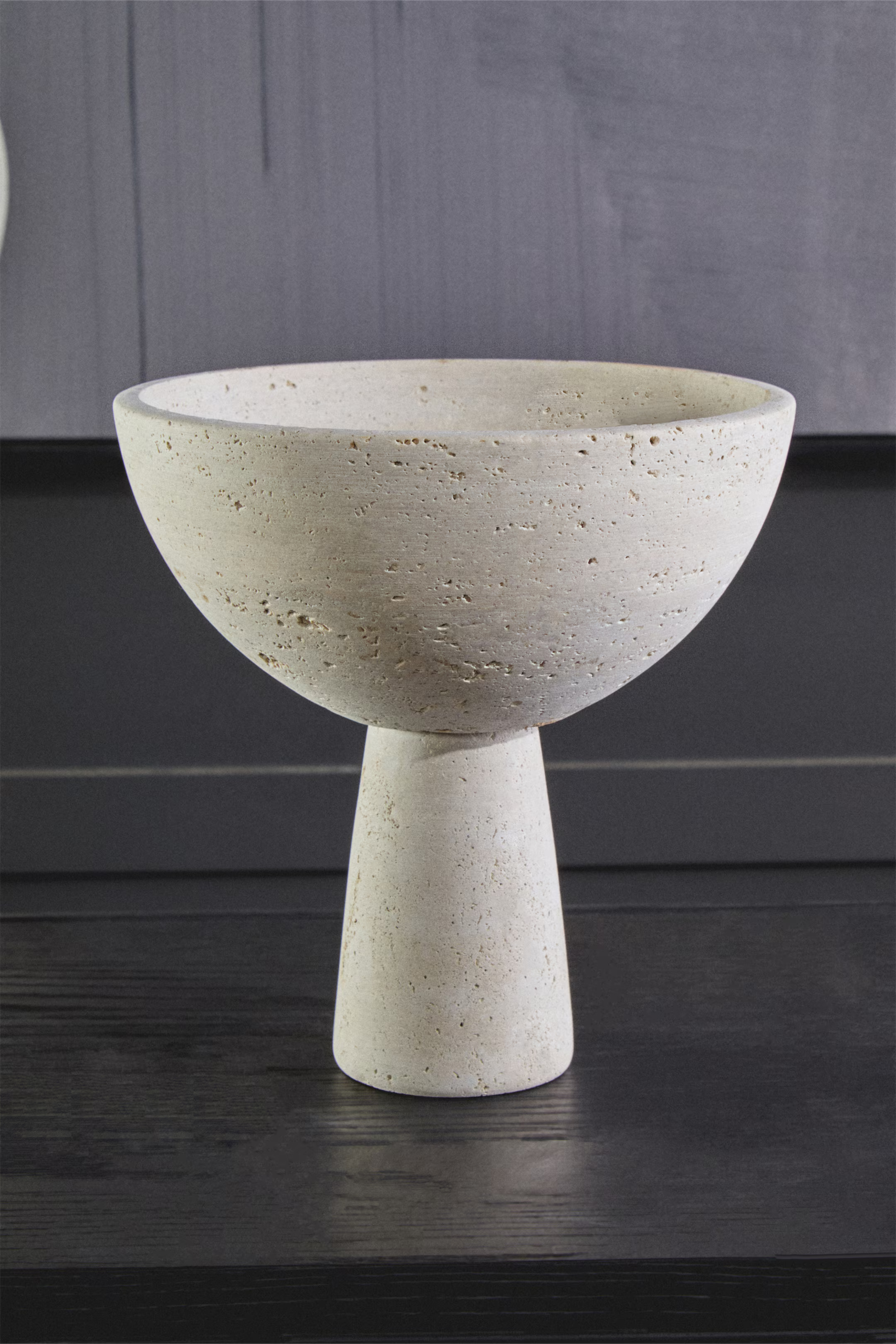 Tibor Travertine Pedestal Bowl | H&M (UK, MY, IN, SG, PH, TW, HK)