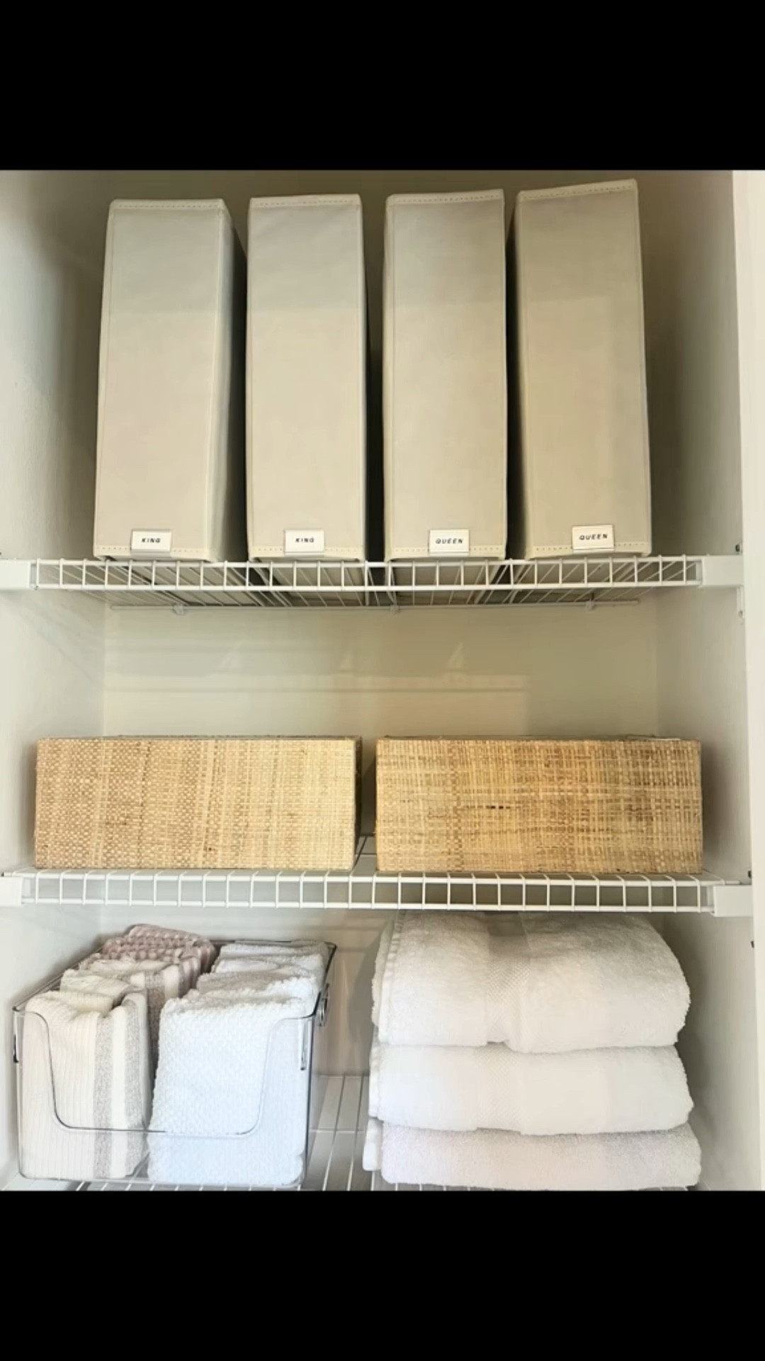 Linen closet before & after, because calm storage makes everyday routines easier.
Simple zones, lined bins and sheet organizers for anyone who does not want to wrestle a fitted sheet.
Linking a few organizing pieces that help linen closets stay functional long term.

#LTKHome