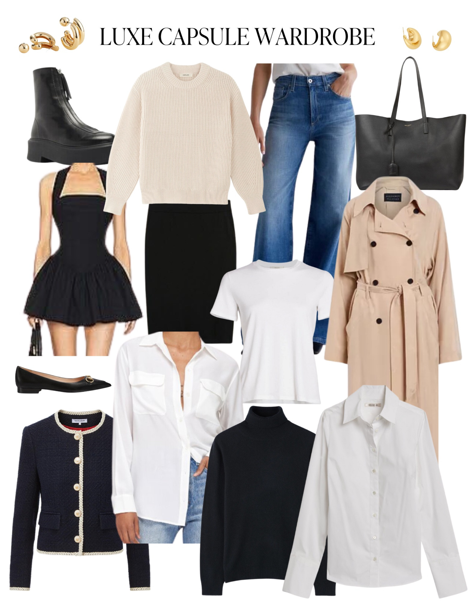 My selections for the ultimate luxe capsule wardrobe! ✨