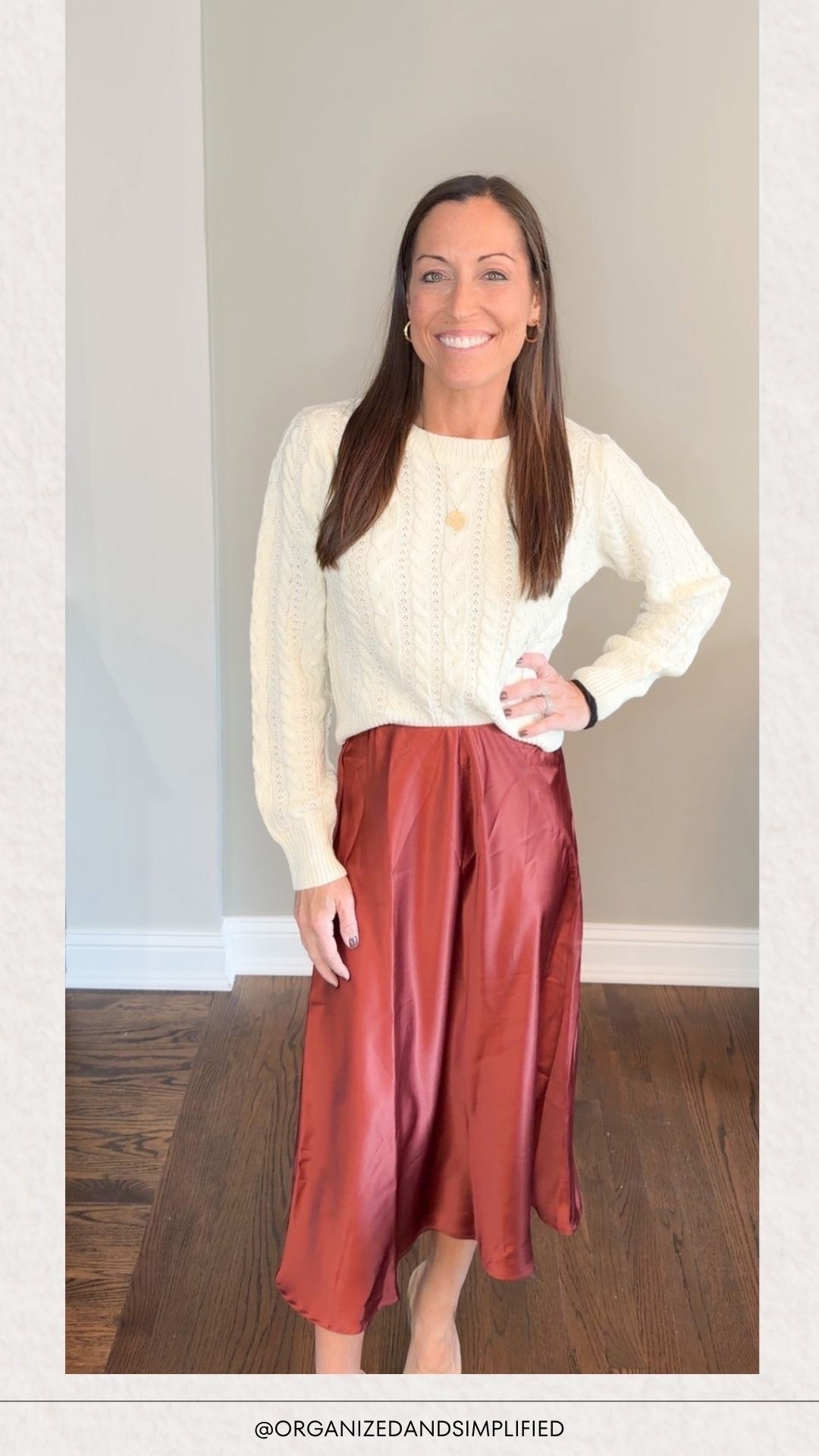 Such an awesome satin skirt for Thanksgiving!  It could be worn for any holiday event this season!  I’ve linked my favorite dress shoes too! 

#LTKStyleTip #LTKSeasonal #LTKHoliday