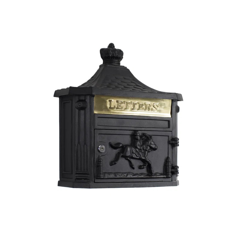 Victorian Locking Wall Mounted Mailbox | Wayfair Professional