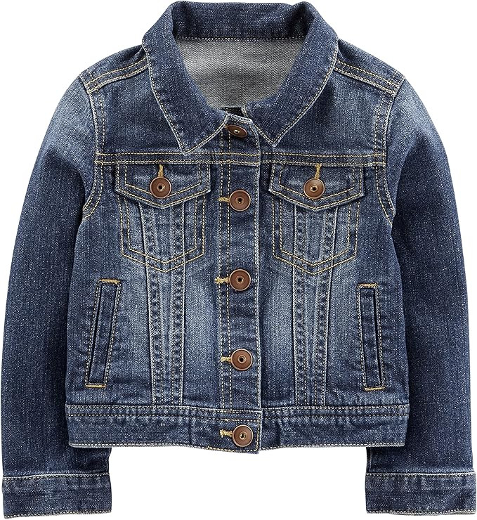 Simple Joys by Carter's Toddlers and Baby Girls' Denim Jacket | Amazon (US)