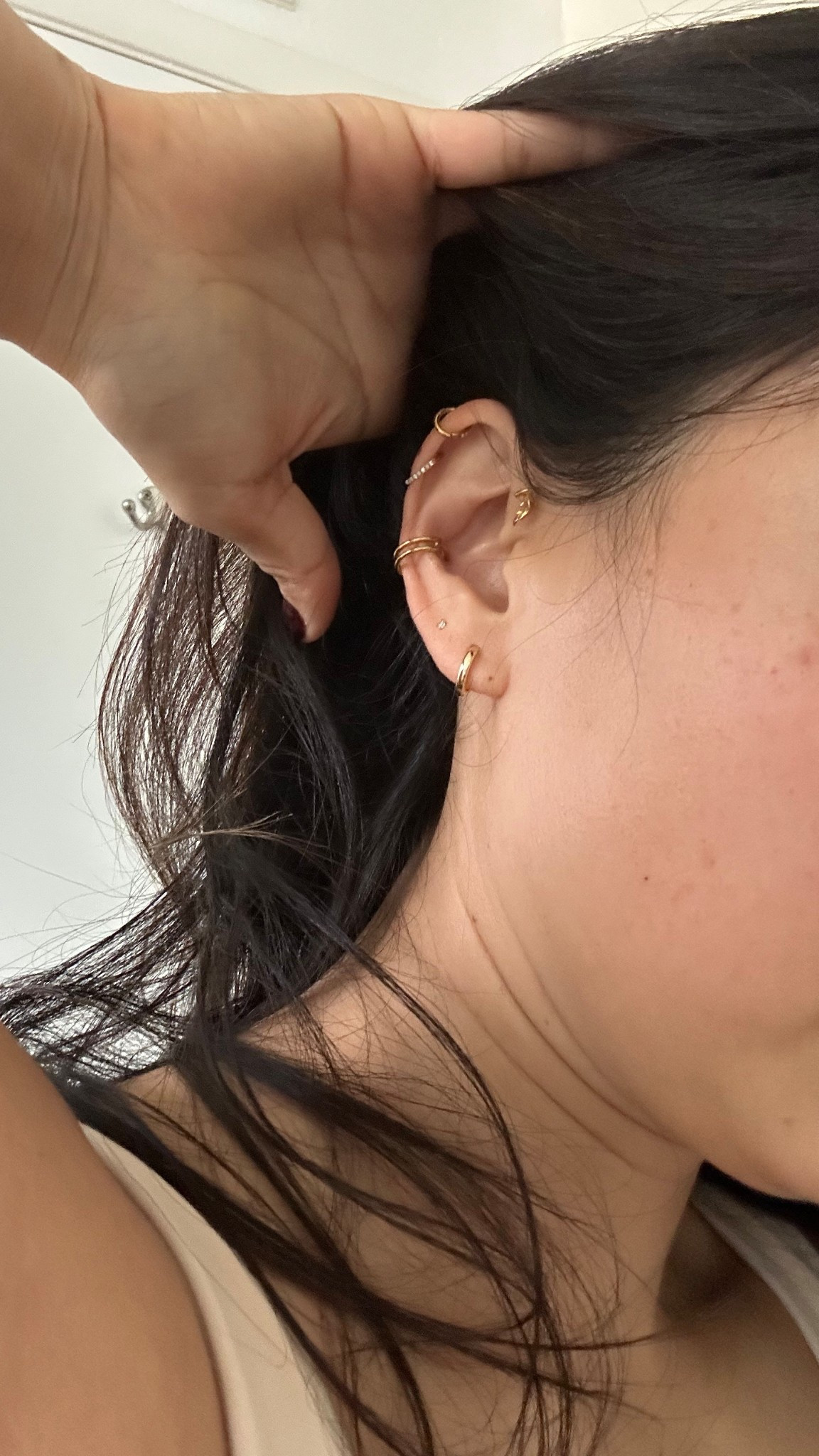 There’s the other ear…which is way more stacked. 

#LTKootd #LTKgrwm #LTKdayinmylife