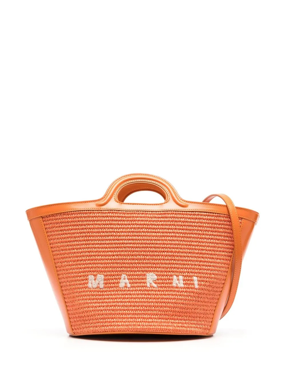 Marni Tropicalia logo-embroidered Tote Bag | Orange | FARFETCH | Farfetch Global