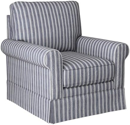 INZOY Swivel Accent Chair Linen Mid Century Modern Chair, Comfy Swivel Barrel Reading Chair, Upho... | Amazon (US)