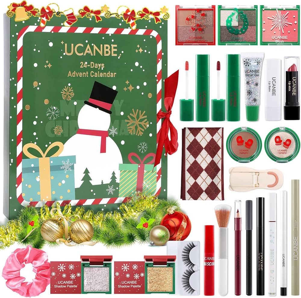 UCANBE Makeup Advent Calendar 2025 for Women Teens Girls, 24 Piece Christmas Holiday Gift Sets, B... | Amazon (US)