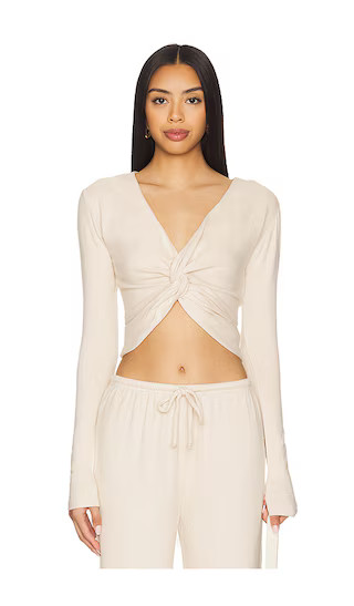 Faye Top in Sand | Revolve Clothing (Global)