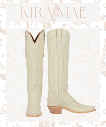 SANTA PLZ?!! what’s on my christmas list! the most stunning, flattering, well made ivory cowboy boots 

#LTKshoecrush #LTKHoliday #LTKGiftGuide