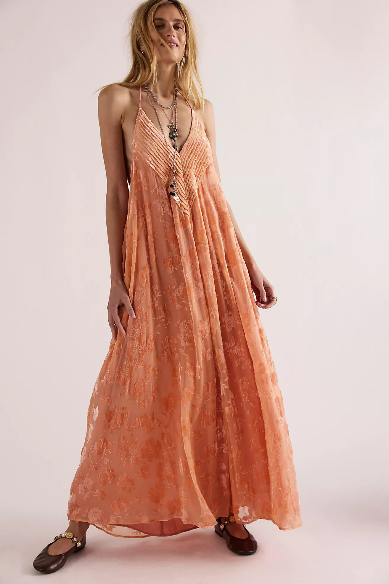 Catalina Velvet Maxi Dress | Free People (Global - UK&FR Excluded)