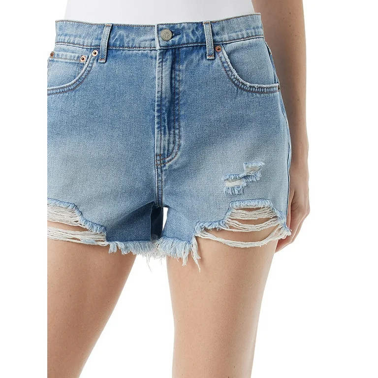 Jessica Simpson Women's and Women's Plus Beloved High Waisted Shorts, Sizes 2-26W | Walmart (US)