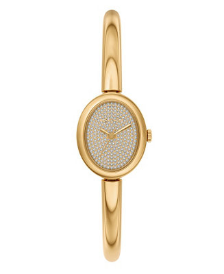 Michael Kors Women's Maude Three-Hand Gold-Tone Stainless Steel Watch, 21mm - Macy's | Macy's