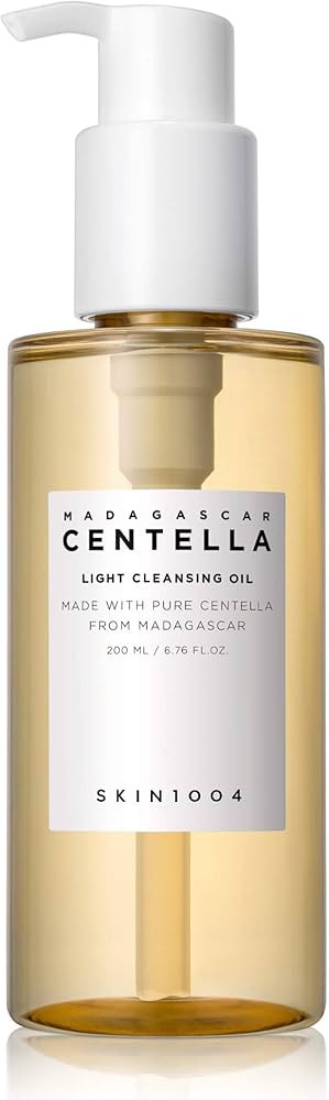 SKIN1004 Madagascar Centella Light Cleansing Oil 6.76 fl.oz, 200ml | Gentle Oil Cleanser for Face... | Amazon (US)