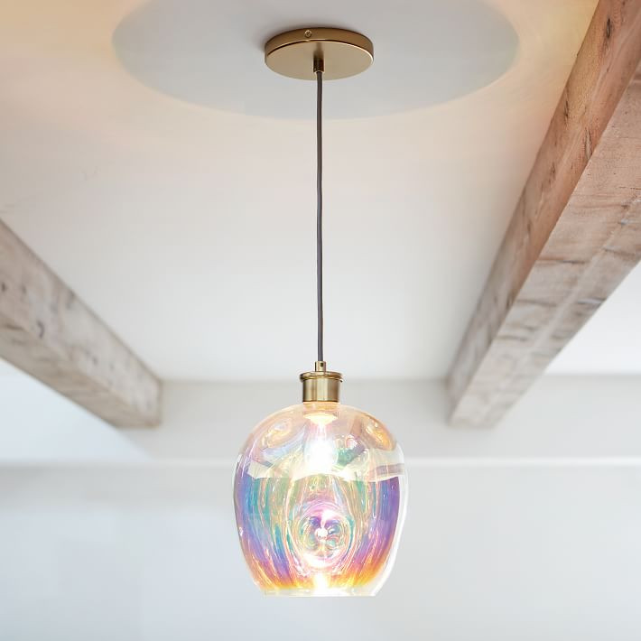 Iridescent Globe Pendant | Pottery Barn Teen