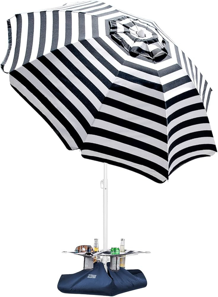 OutdoorMaster Beach Umbrella with Sand Bag - 6.5ft Beach Umbrella with Sand Anchor, UPF 50+ PU Co... | Amazon (CA)