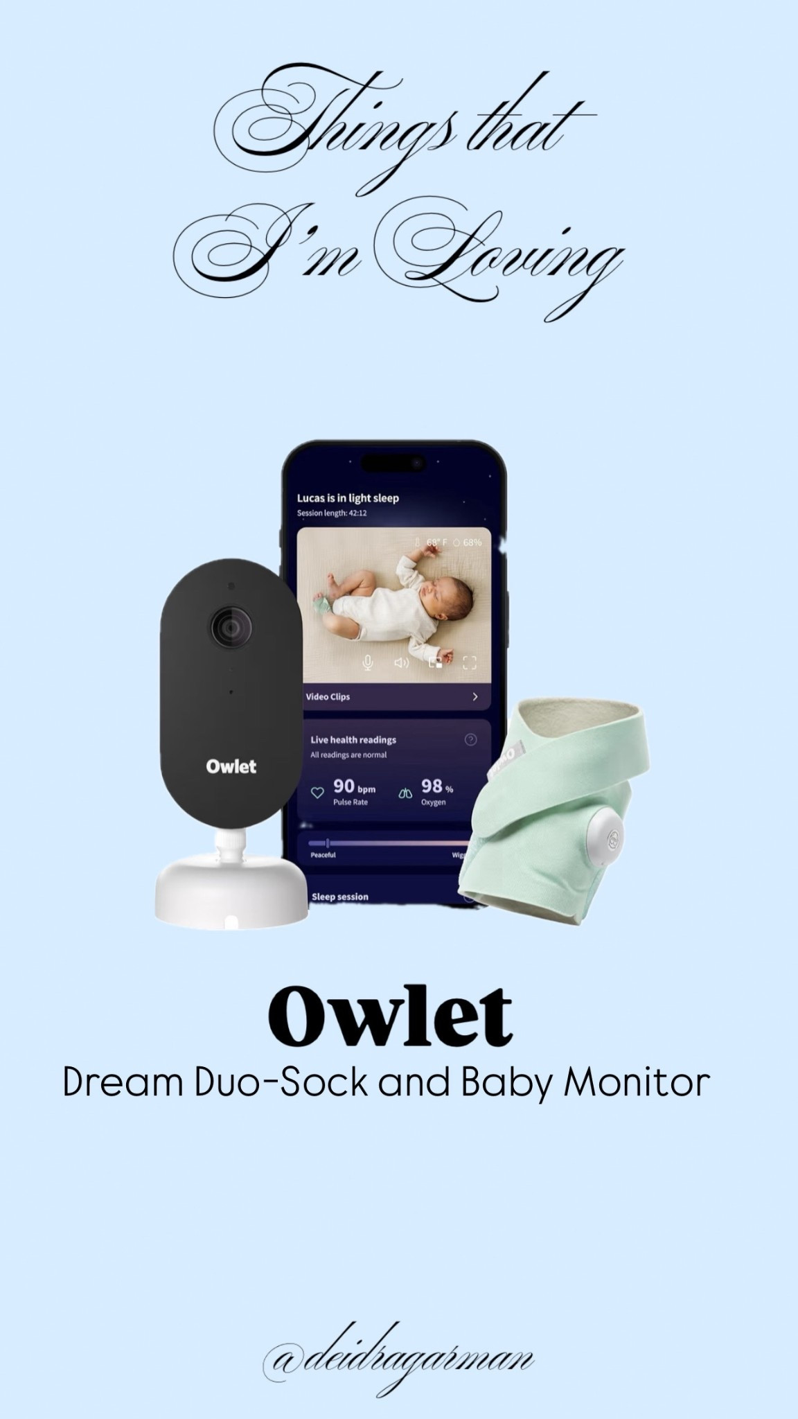 The Owlet Dream Duo truly helped me through my postpartum anxiety. Those early months were really hard. Having the sock to monitor oxygen and heart rate and the camera to check on him anytime really gave me so much peace of mind. It allowed me to actually rest instead of constantly worrying.

Baby must haves, first time mom, owlet, baby camera, baby sock

#LTKBaby #LTKKids #LTKBump