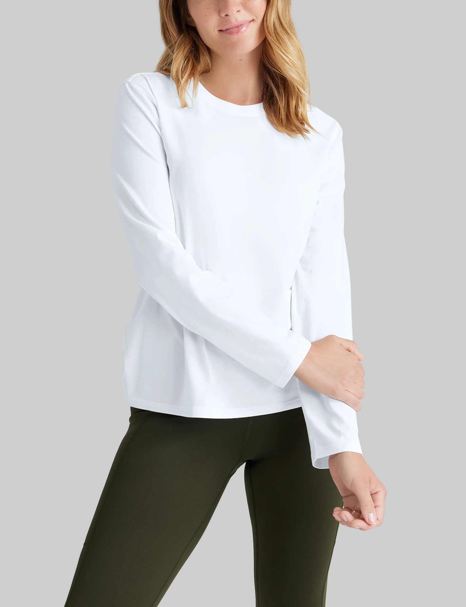 Women's Second Skin Long Sleeve Crew Neck Tee | Tommy John