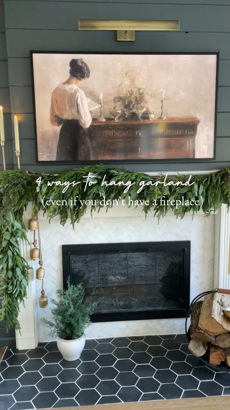 4 ways to hang holiday garland without a fireplace! I’m linking all the best still in stock garland here for you too. 

#LTKSeasonal #LTKHoliday #LTKhome