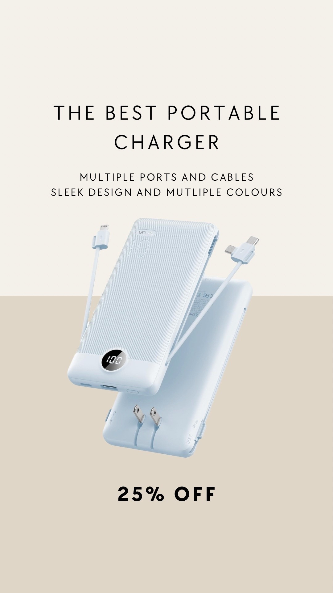 My favourite portable charger! I have two because one went missing once and I couldn’t live without it so I ordered a second as a backup lol! I use them everyday . They have multiple charger cables and ports and charger my phone so quickly! They are sleek and fit in small purses. Can’t recommend enough! 

#LTKsale #LTKtravel #LTKcanada